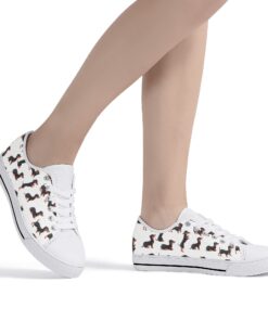 Women's Dachshund Low Top Shoes