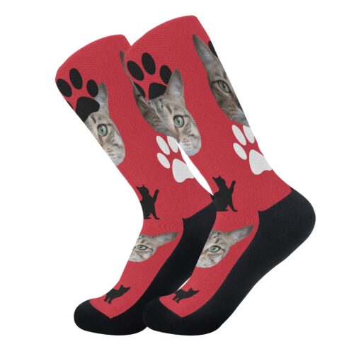 Personalized Cat Socks