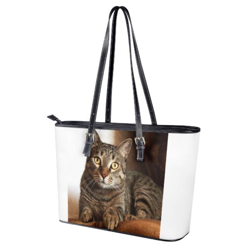 Personalized Photo Cat Tote Bag