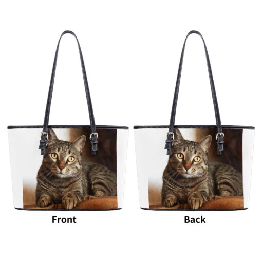 Personalized Photo Cat Tote Bag